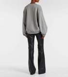 The Attico Cotton fleece sweatshirt