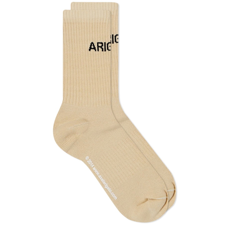 Photo: Axel Arigato Women's Arigato Logo Tube Sock in Summer Melon