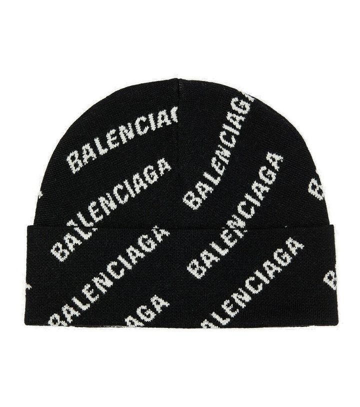 Photo: Balenciaga - Logo wool-blend beanie