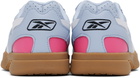 Reebok Classics Blue & Pink Hammer Street Sneakers