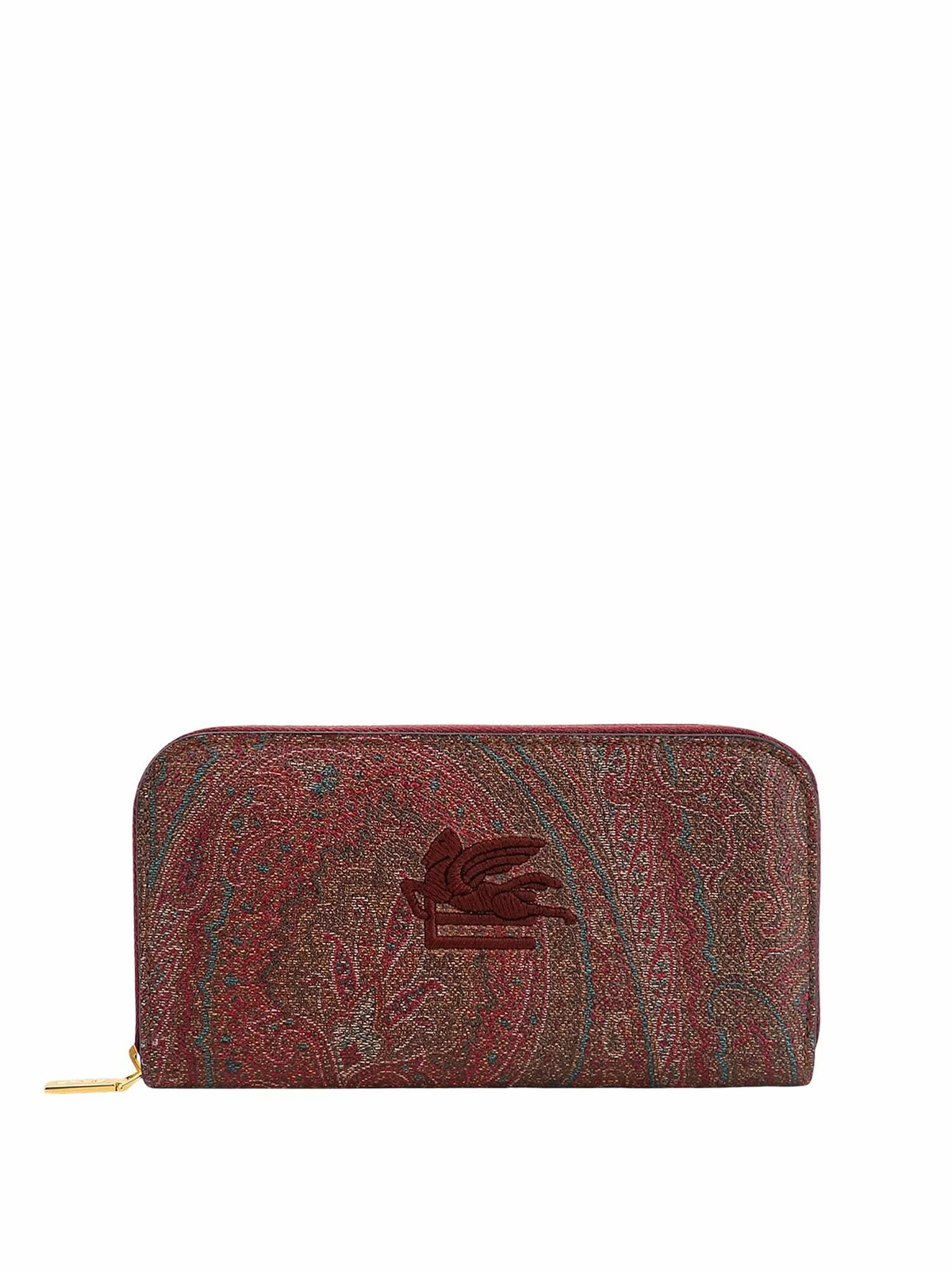 Etro Striped Viscose Pouch Etro