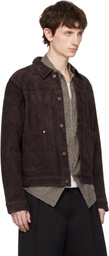 Nudie Jeans Brown Dante II Suede Jacket