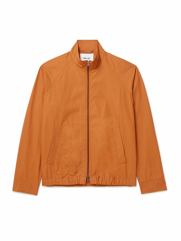Photo: NN07 - Dave 1080 Organic Cotton-Shell Bomber Jacket - Orange