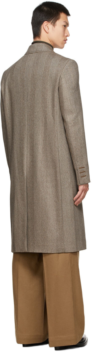 Peter Do Brown & White Kar Coat Peter Do