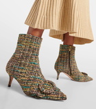 Gianvito Rossi 55 tweed ankle boots