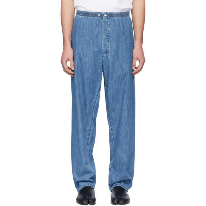 Photo: Maison Margiela Blue Denim Pyjama Jeans