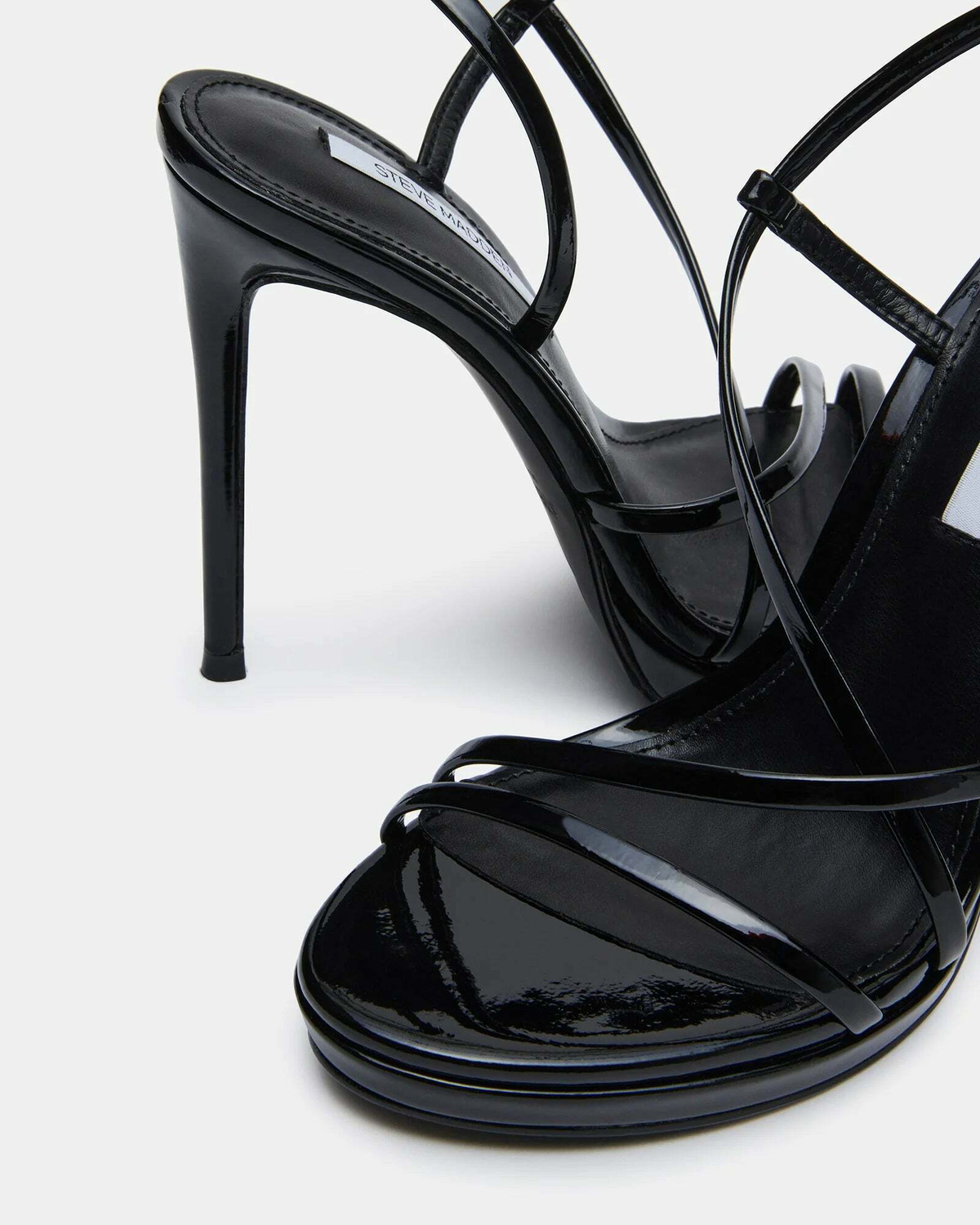 Steve Madden Wess Heels in Black Patent