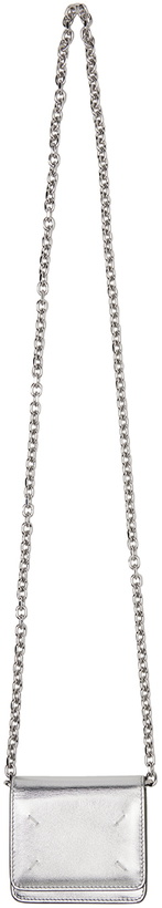 Photo: Maison Margiela Silver Four Stitches Chain Wallet