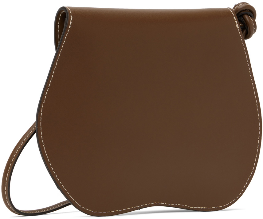 Little Liffner Mini Pebble Pouch - Brown Mini Bags, Handbags