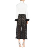 Stella McCartney - Cotton-blend lace culottes