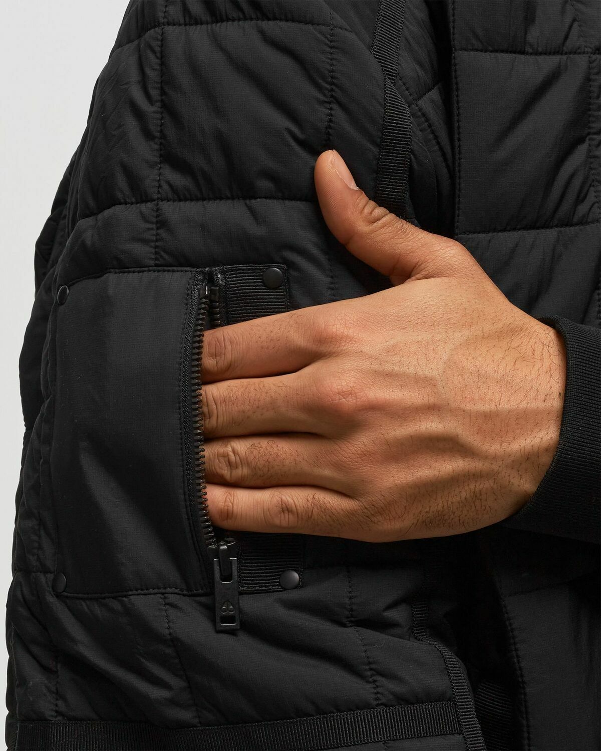 Moose Knuckles Mitchell Bomber Black Bomber Jackets