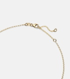 FoundRae Infinite Gratitude 18kt gold necklace with diamonds and sapphires