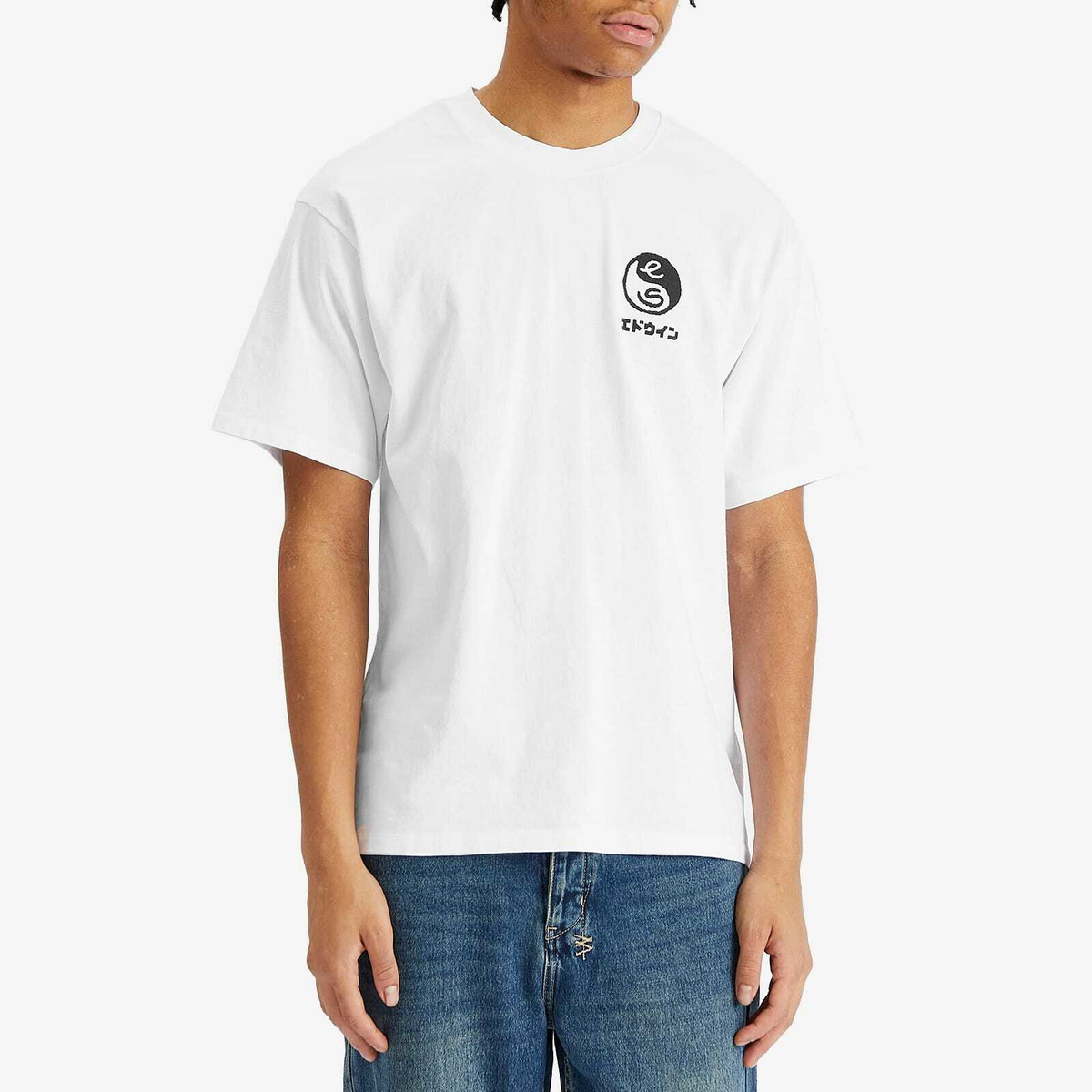 Edwin Men's High Bear T-Shirt in White