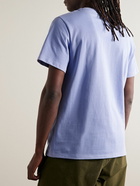 A.P.C. - Logo-Embroidered Cotton-Jersey T-Shirt - Purple