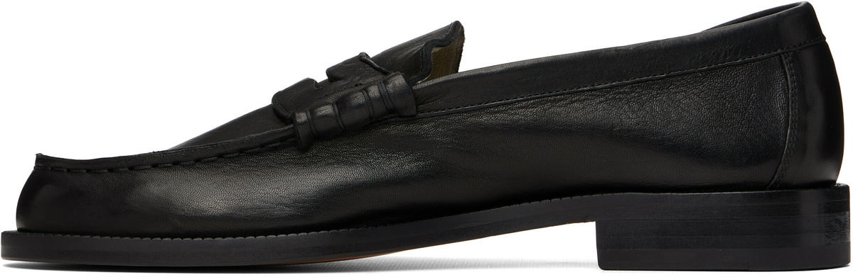 Common Projects Black Leather Loafers