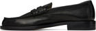 Common Projects Black Leather Loafers