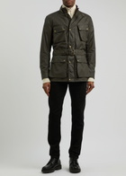 Belstaff Trialmaster Waxed Cotton Jacket Olive