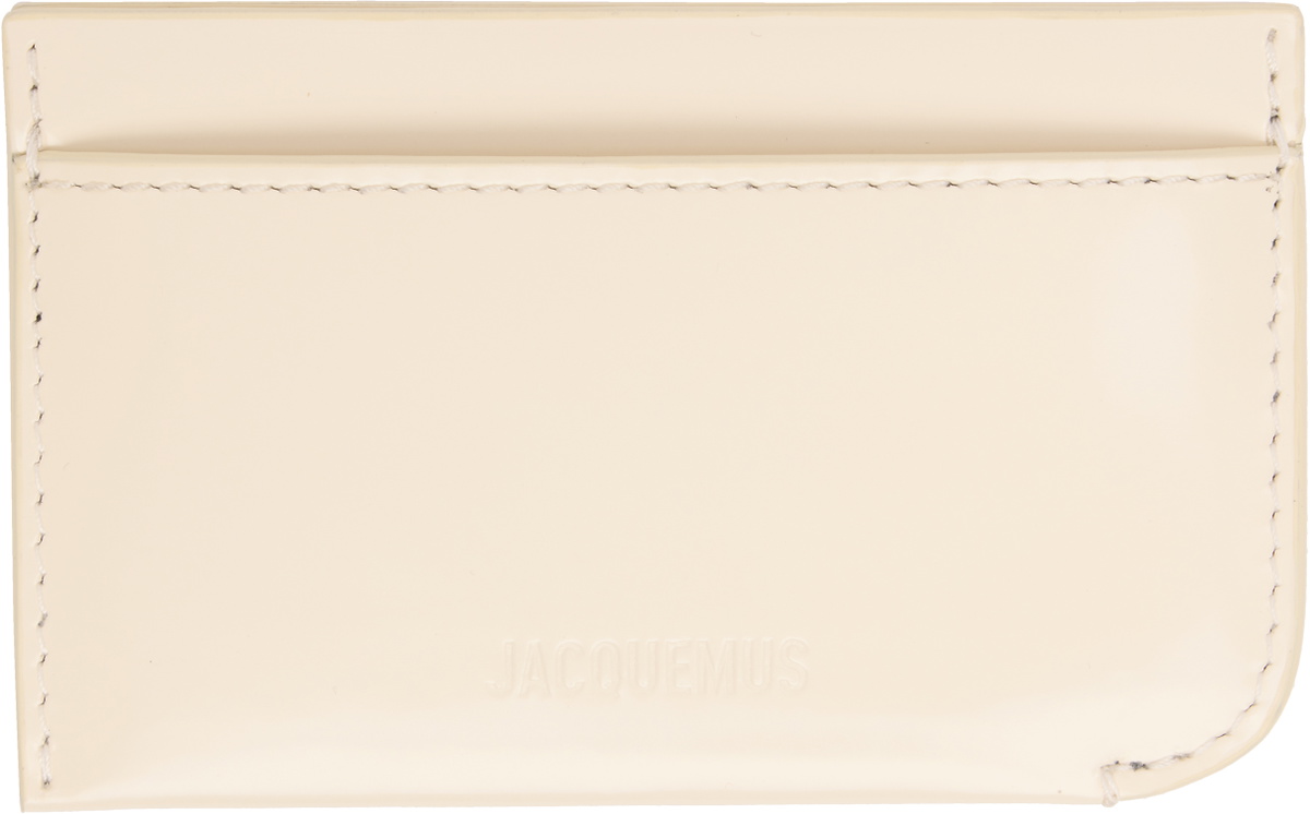 JACQUEMUS Off-White 'Le Porte Curvo' Card Holder