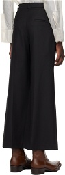 LOW CLASSIC Black Wide Trousers