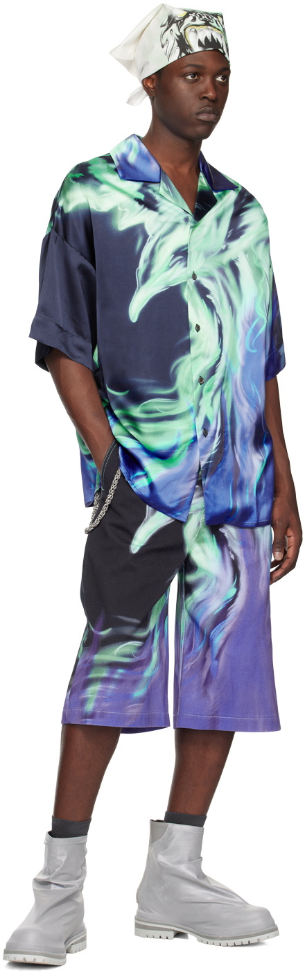 Gerrit Jacob Blue Printed Shirt
