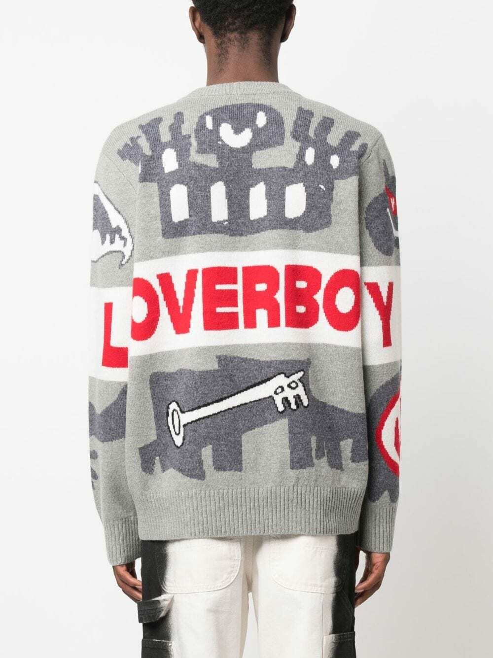 CHARLES JEFFREY LOVERBOY - Logo Wool Blend Sweater
