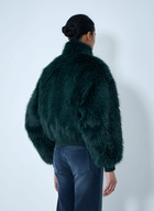 Balenciaga Faux Fur Bomber Jacket