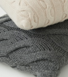 Brunello Cucinelli - Cable-knit cashmere cushion