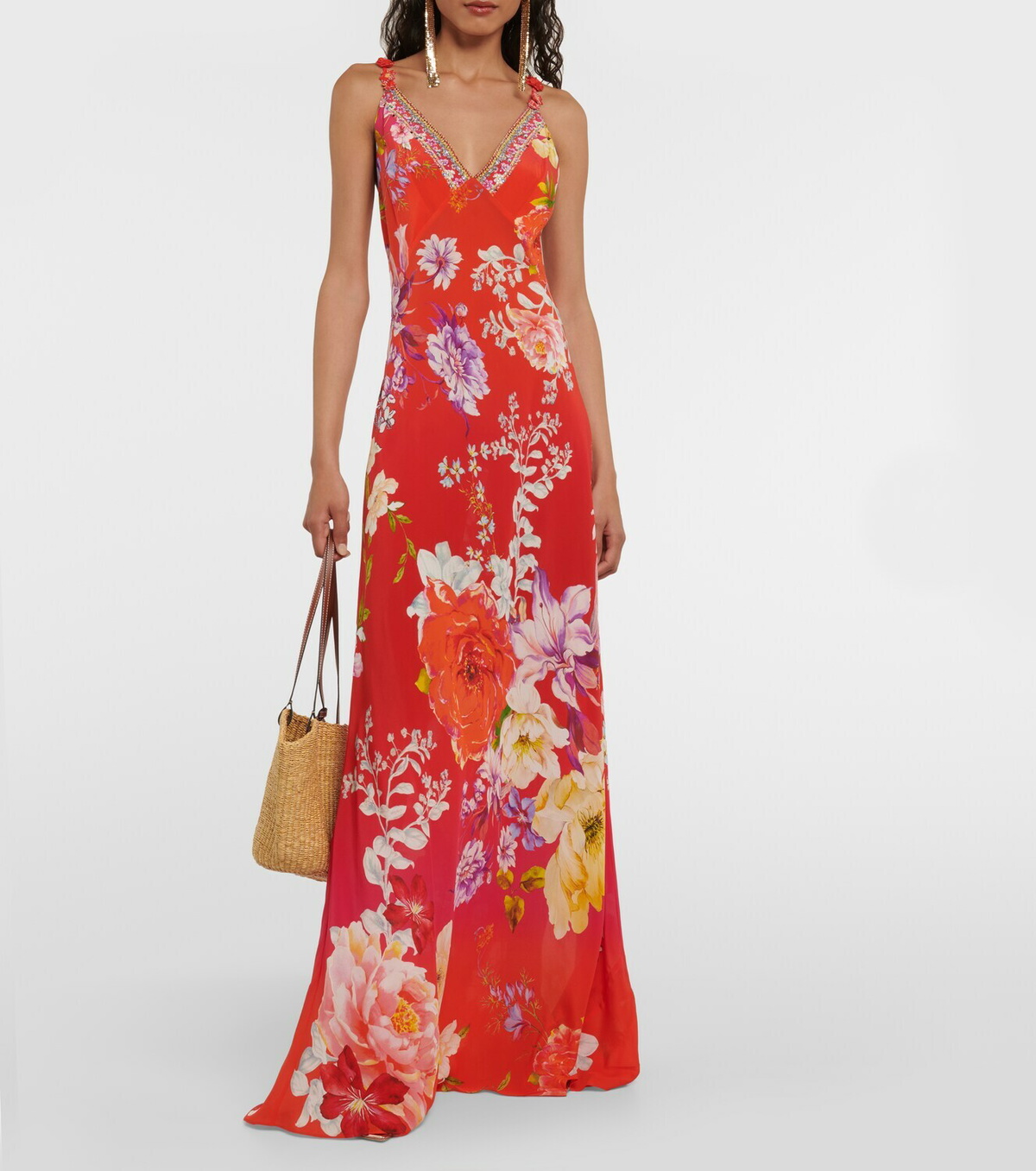 Camilla Kiss & Tell floral silk slip dress Camilla