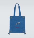 Bode Laurel beaded crochet tote bag