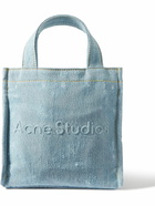 Acne Studios - Mini Logo-Embossed Distressed Denim Tote Bag