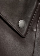 Rag & Bone Aria Panelled Leather Bomber Jacket Brown