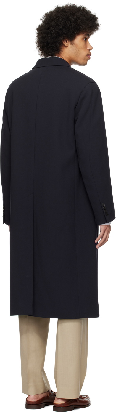 ジャケット・アウター AURALEE 24AW CHESTERFIELD COAT size 3 AURALEE Navy Chesterfield Coat Auralee