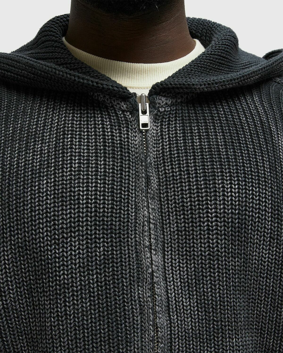 Reternity ESSENTIAL KNIT ZIP HOODIE Black Mens Hoodies/Pullover