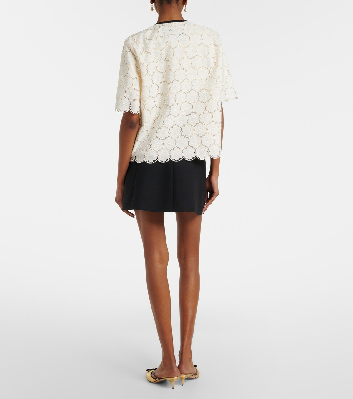 Valentino Crepe Couture miniskirt