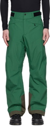 Goldwin Green Paneled Trousers