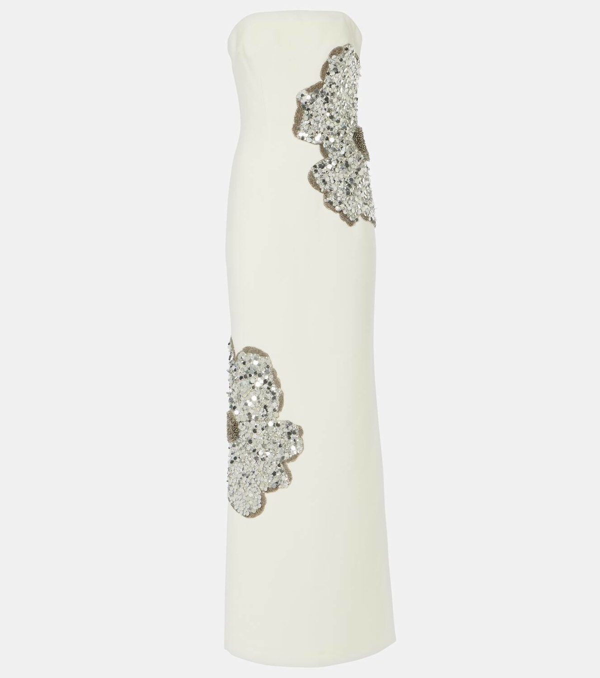 Rebecca Vallance Layana strapless embellished gown Rebecca