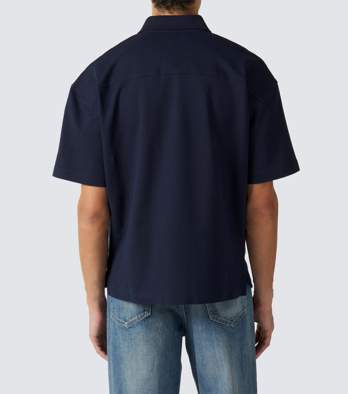 Saint Laurent Cassandre cotton polo shirt