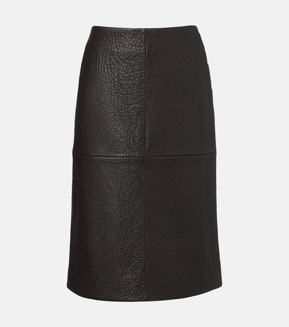 Joseph Shroff leather pencil skirt