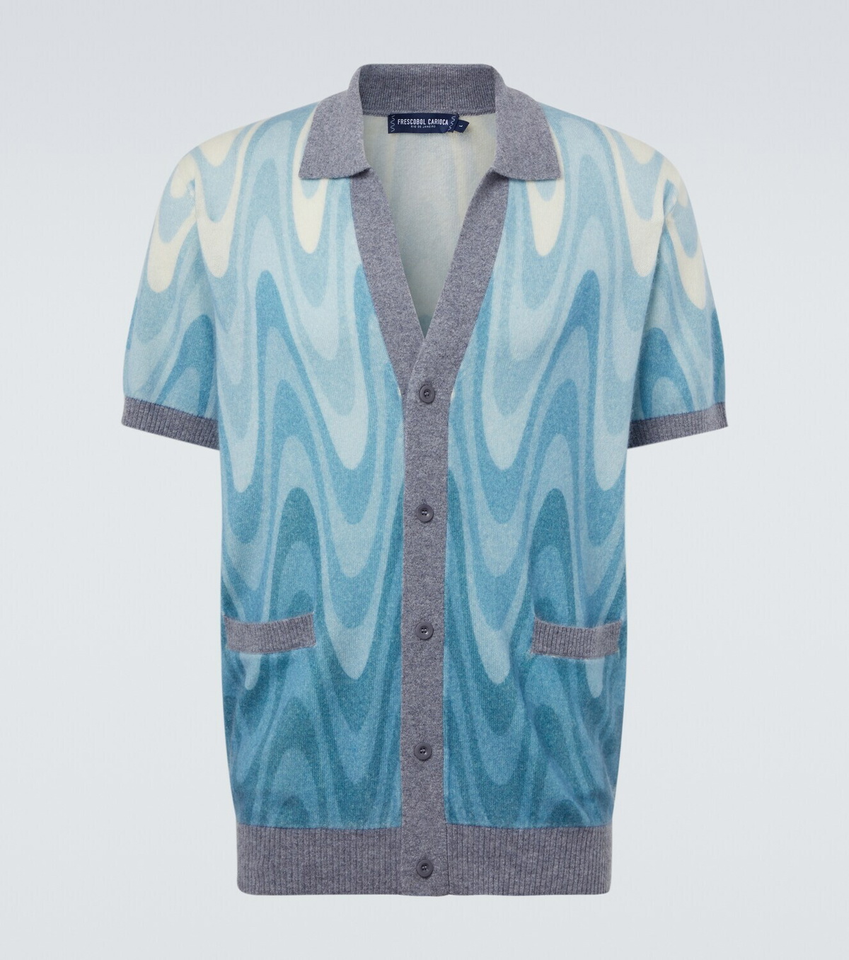Frescobol Carioca Romero wool and cashmere cardigan