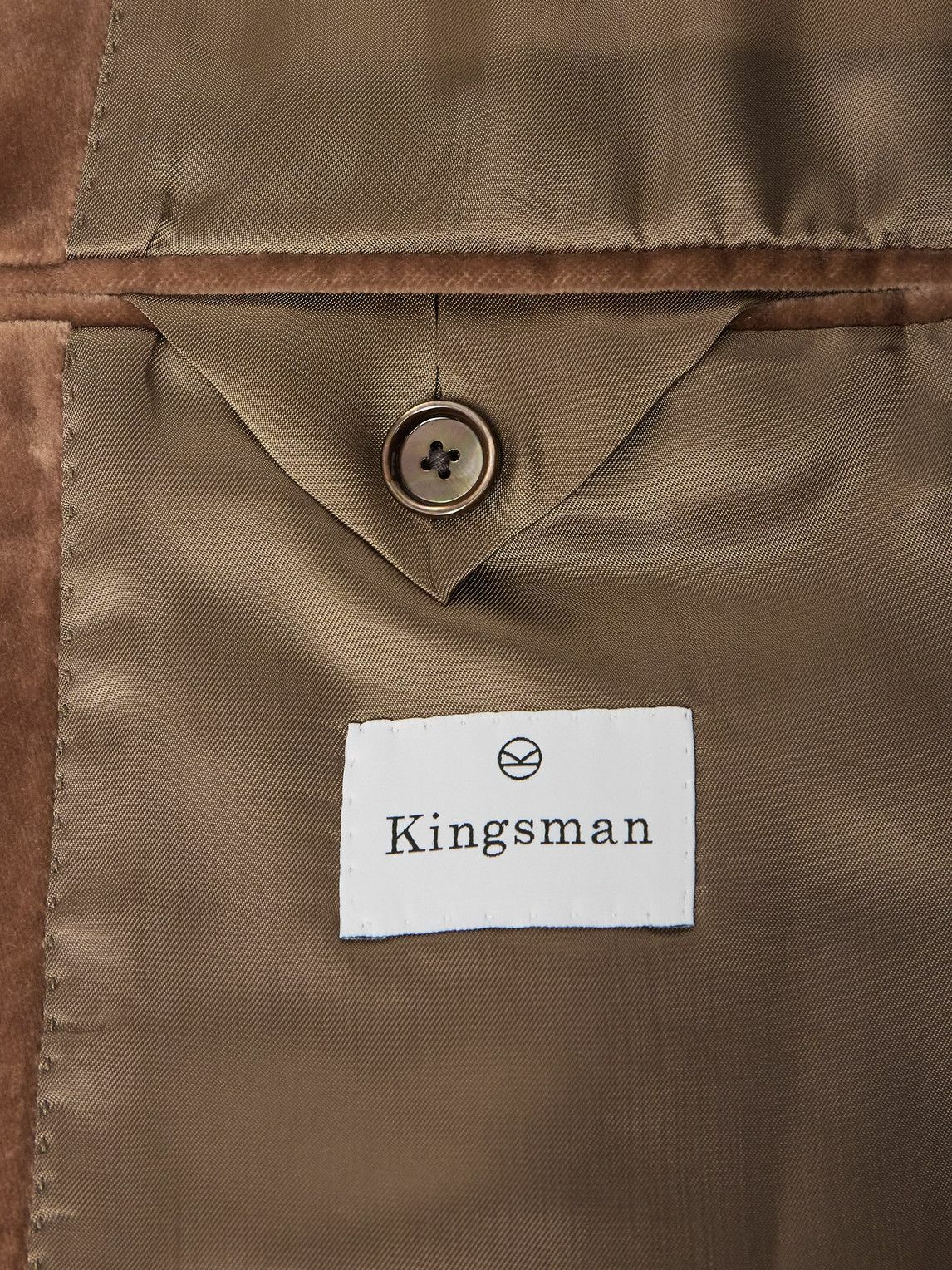 Kingsman - Slim-Fit Shawl-Collar Cotton-Velvet Tuxedo Jacket - Brown
