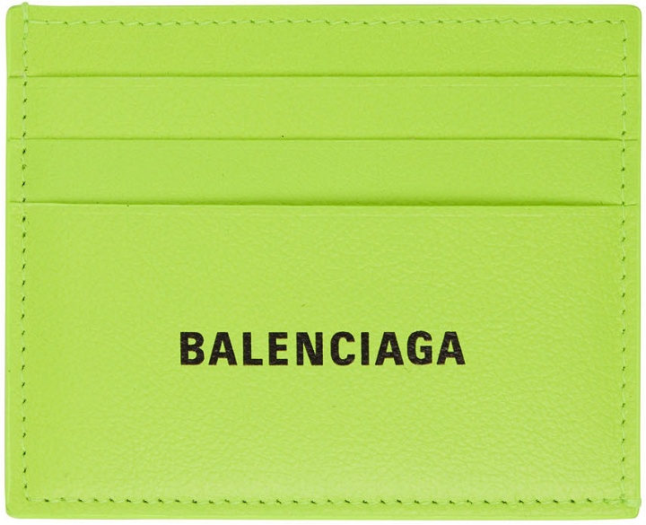 Photo: Balenciaga Yellow Cash Card Holder