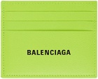 Balenciaga Yellow Cash Card Holder