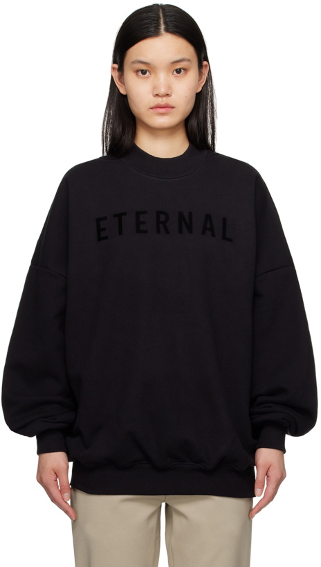 Photo: Fear of God Black Crewneck Sweatshirt