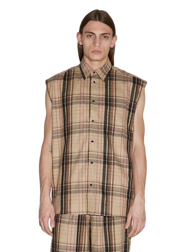 Photo: VTMNTS Flannel Sleeveless Shirt