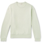 Our Legacy - Loopback Cotton-Jersey Sweatshirt - Light green