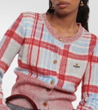 Vivienne Westwood Madras check cotton-blend cardigan