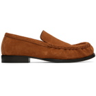Dries Van Noten Tan Full Reverse Suede Calf Leather Loafers