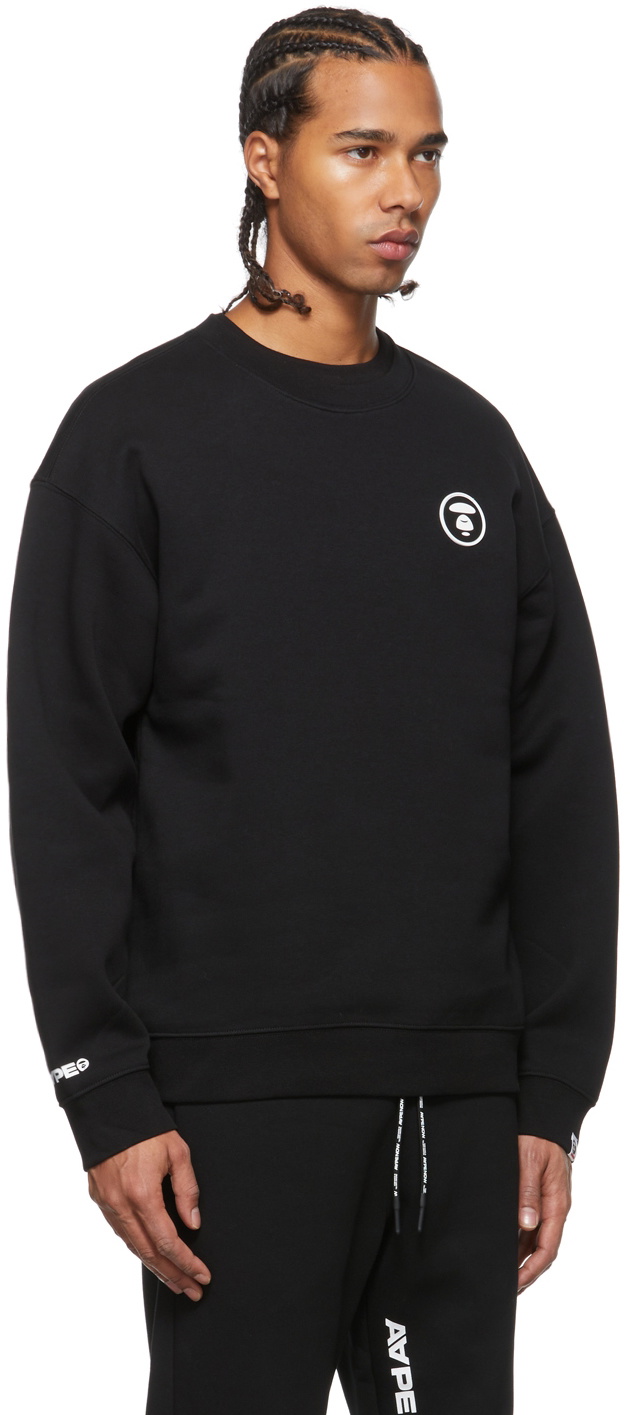 AAPE by A Bathing Ape Black Logo Sweatshirt AAPE by A Bathing Ape