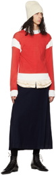 Molly Goddard Red Ethan Sweater