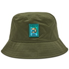 END. X Adidas Flyfishing Bucket Hat in Dust Green 